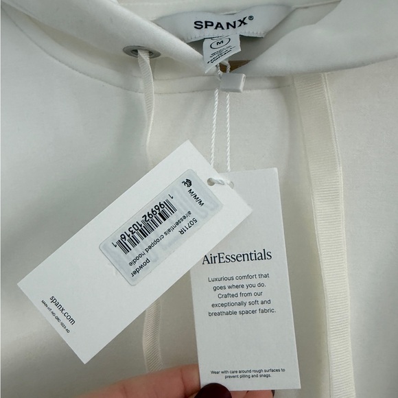 NWT SPANX Women's Cream Hoodie - Picture 7 of 7